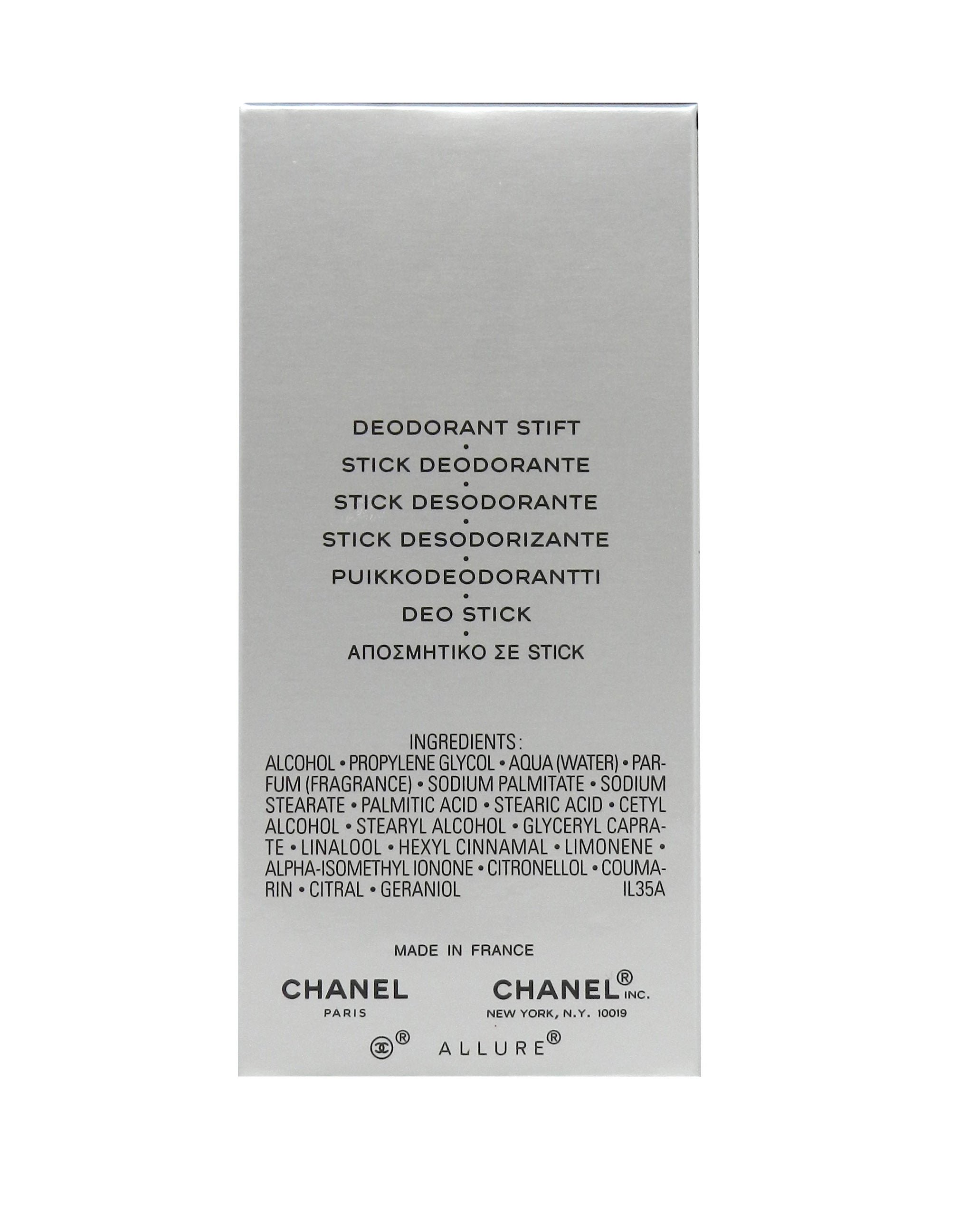 Buy Chanel Allure Homme Sport Deodorant Stick (75 ml) from £34.20 (Today) –  Best Black Friday Deals on
