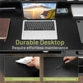 thumbnail image 3 of Pemberly Row 22 inch Wide Computer Desk Writing Study Laptop Table Black, 3 of 8