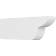thumbnail image 1 of Ekena Millwork RFTP04X08X24CRE 8 x 4 x 24 in. Standard Qualité Architecturale Queue de Chevron PVC, 1 of 1