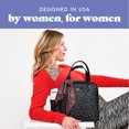 thumbnail image 6 of Fit & Fresh Wichita Women's Large Insulated Lunch Bag with Fashion Scarf, Cheetah Black, 6 of 17