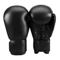 thumbnail image 1 of Guantes de boxeo para adultos Padres de de entrenamiento de ventilación transpirable para kickboxing Negro, 1 of 8