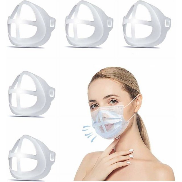 5er-Pack 3D-Nasenmaskenhalter, Betterlife World- y Nasenschutz, schafft mehr Platz, waschbar y wiederverwendbar