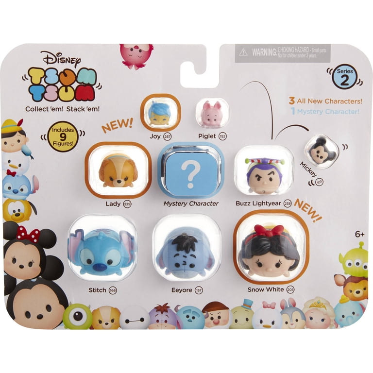 Tsumu 　2 Disney Tsum Tsum 9Pk, Style #2.1, ages 3 & up - Walmart.com