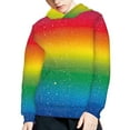 thumbnail image 3 of DISNIMO Rainbow Hoodie Girls 6-7 Pullover Hoodies for Boys Hooded Sweatshirts with Hoodie Sweatshirt for Kids Streetwear Hoodie with Pockets Children Fall Clothes Casual Soft, 3 of 7