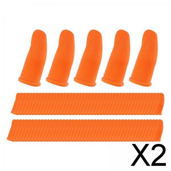Paquete de 2-6 fundas desechables de látex para s, 100x, para lavado de joyas y uñas 2 piezas