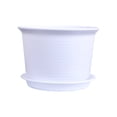 thumbnail image 5 of Colorful Large Resin Flower Pots Round Bonsai Pots Succulent Plants Pots Thickened Plastic Planter with Pallet for Home Decor and Gardening and School Projects, 5 of 5