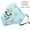 Blue, variant on Face Mask Children Respirator Filter PM2.5 Anti-pollution Activated Carbon Kids