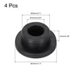 thumbnail image 2 of Uxcell 4pcs Tapones de Silicona en Forma de T 26mm 1 pulgada Tapón de Agujero de Sellado Redondo de Goma, 2 of 6