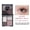 Pale rice brown, variant on High Cool Dark Goddess Four Color Eyeshadow, Matte Pearlescent Fine Flash Punk Smoky Eye Shadow