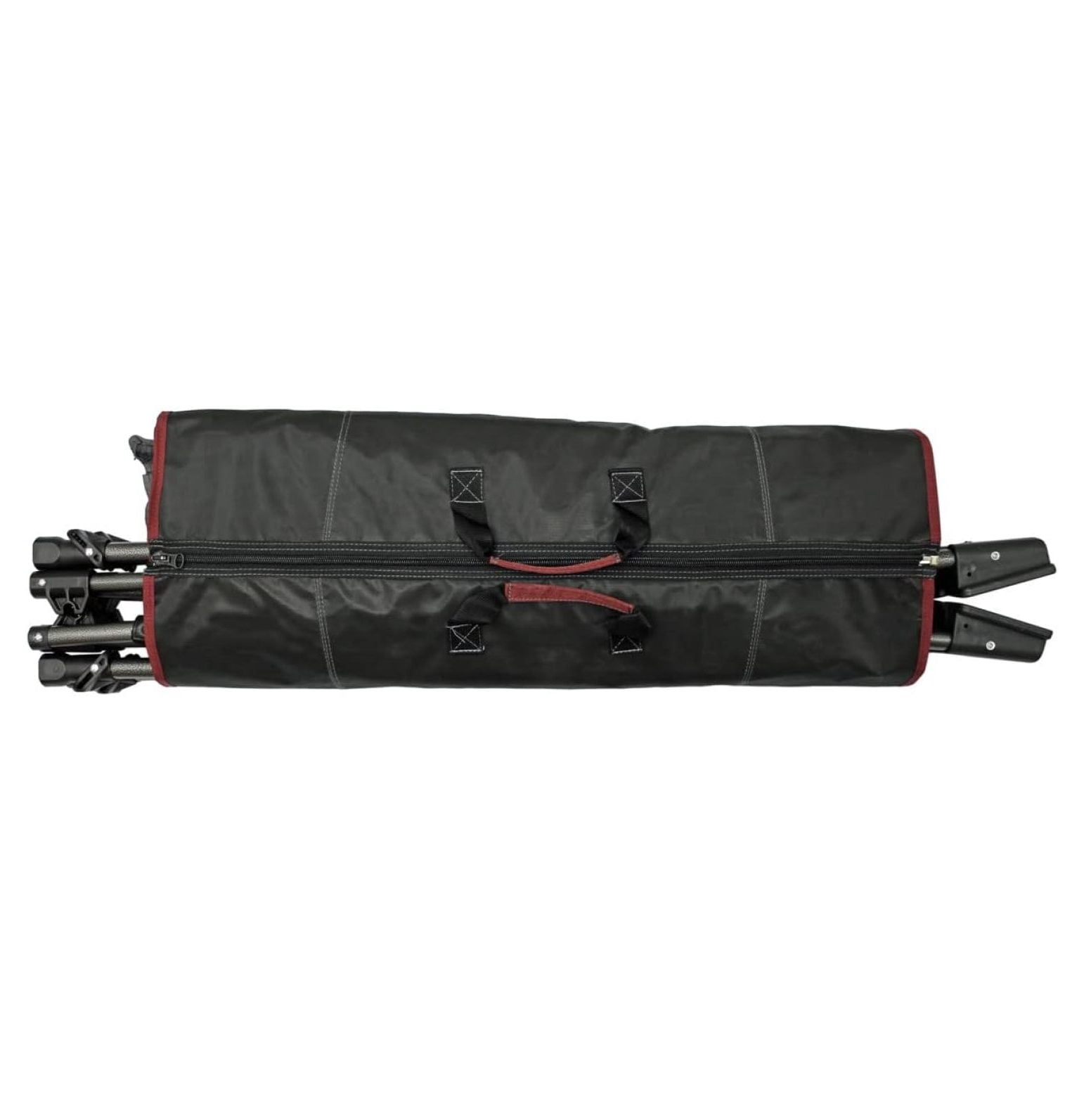 Limited Portable Folding Metal Framed Hammock with a Retractable Canopy, Perfect for Camping, Patio, Outdoor, and Relaxing, Side Pockets Included, Red (Pack of 1)