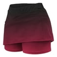 thumbnail image 4 of Cowsor Girls Skort Tummy Control Plus Size Skorts for Women High Waist Athletic Sports Pants Skirt Casual Shorts, 4 of 6