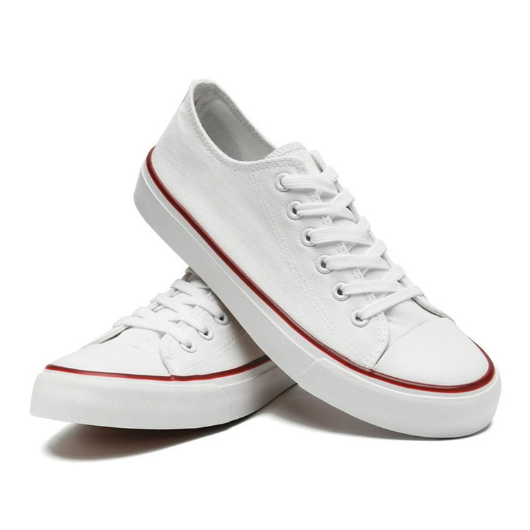 Unisex Low Top Lace Up Casual Canvas Shoes for Women and Men