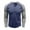 Blue, variant on Dagegui ! Men's Slim Fit Henley Shirts Raglan Long Sleeve T-Shirts Vintage Crewneck Buttons Pullover Tops Baseball Tees Fall Casual Shirt Dark Gray,XL
