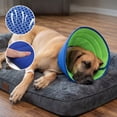 thumbnail image 3 of Breathable Mesh Dog Cone Small Breed Elizabethan Collar Soft Padded Cuff Pet Recovery Collar for Chewing Lick Scratch Protection Post Surgery Grooming Care, S M L XL Sizes, Plastic, XL, 3 of 6
