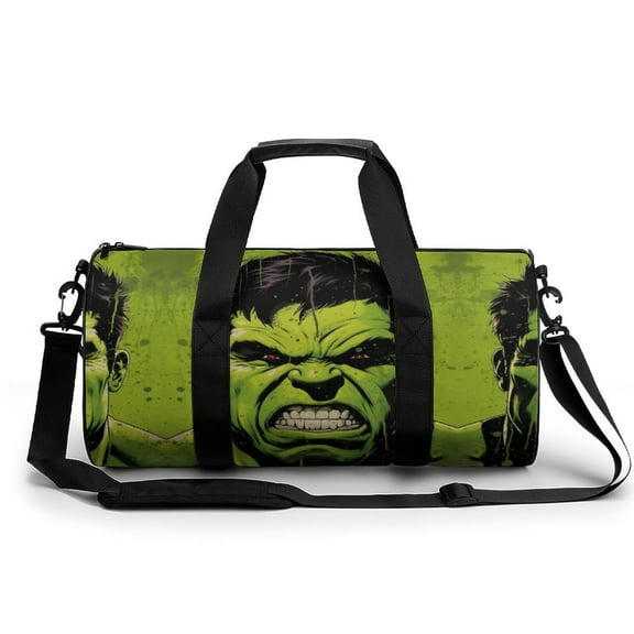 Hulk Round Gym Bag Luggage Weekender Tote Bags Sport Travel Duffle Bag For Women Men