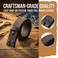 thumbnail image 2 of Wrangler Men's Pebble Leather Belt, 38mm Casual Waist Belt for Jeans, Father's Day Gifts, 2 of 7