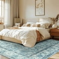 thumbnail image 3 of Ultrug Vintage Rugs Soft Accent Area Rug for Bedroom Living Room Home Decor Carpet,5'x8',Blue, 3 of 6