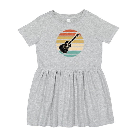Inktastic Guitar Music for Guitarist Musician Girls Toddler Dress