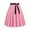 A-Pink116, variant on XIAONU Womens A-Line Midi Skirt Satin Bow Flared Skirt Ladies Vintage Elegant Formal Parties Skirt