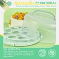 thumbnail image 6 of Cake Carrier with Lid and Handle, Ohuhu BPA-Free Cake Containers Cake Holder for 10 inch Cake with 2 Handles Cupcake Carrier, 6 of 6
