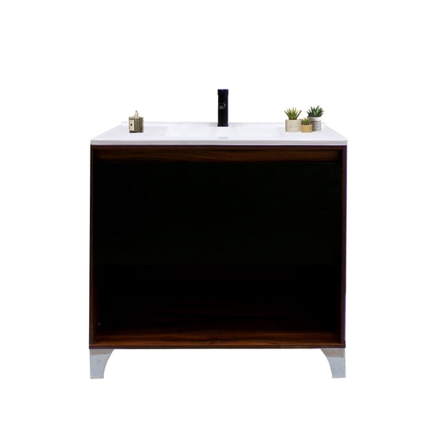Gabinete De Baño Con Lavabo, Llave y Cajon Minimalista HIMALAYA