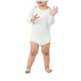 thumbnail image 7 of XuJwPNcy Baby Boys Girls Bodysuit Super Soft Cotton Romper Long Sleeve Crew Neck Fall Winter Onesie Infant Newborn Clothes, 7 of 7