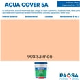 thumbnail image 2 of PINTURA VINILICA ACUA COVER COLOR SALMON MATE ACUARIO CUBETA, 2 of 5