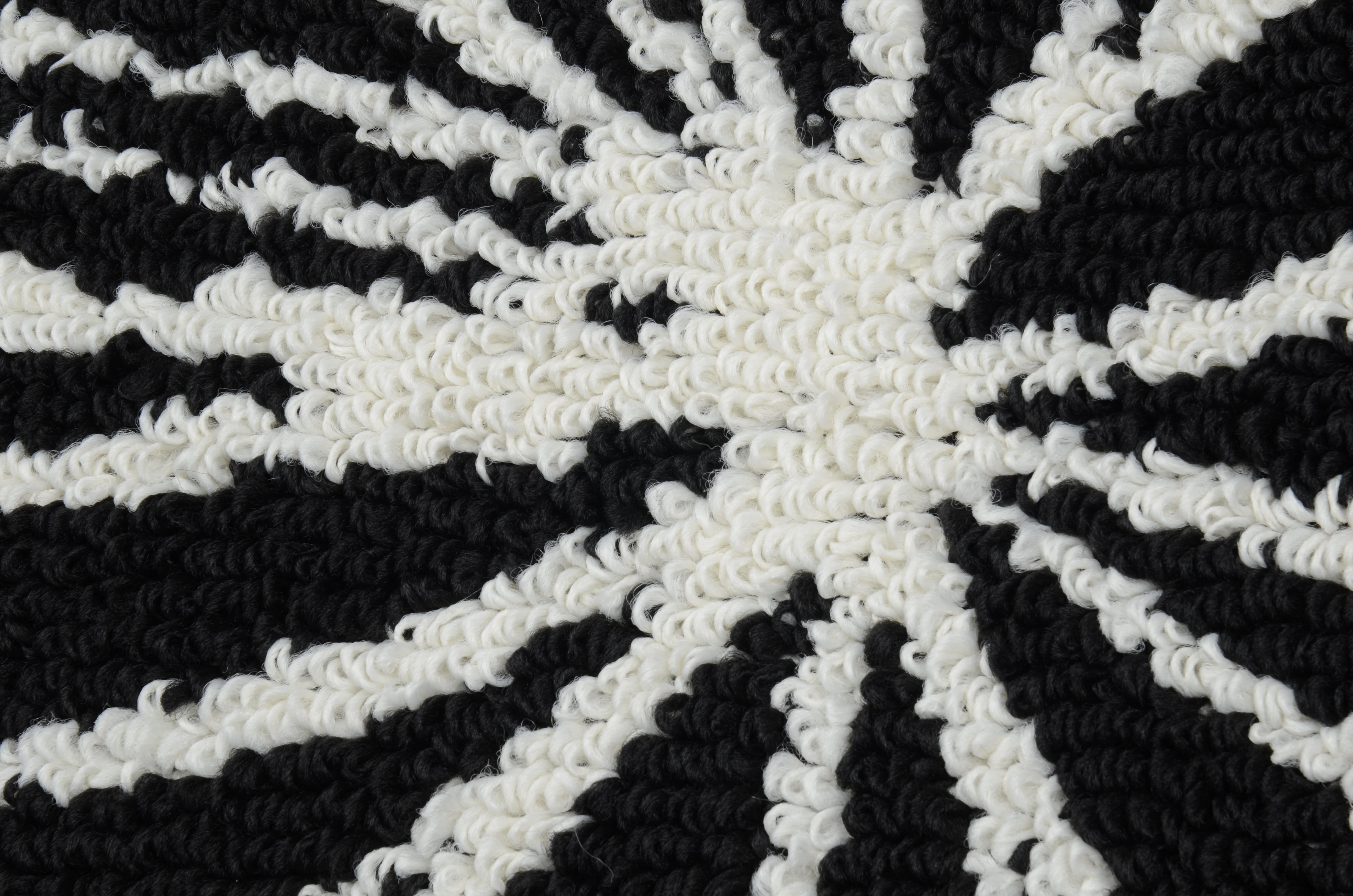 Garland Rug Grand Floral Black/Ivory Indoor Area Rug, 8' x 10'