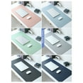 thumbnail image 7 of Naierhg Mouse Pad with Fastening Strap Reversible Easy to Clean Smooth Surface Non-Slip Large Desk Blotter Waterproof PVC Faux Leather Desk Table Protector Office Supplies, 7 of 7