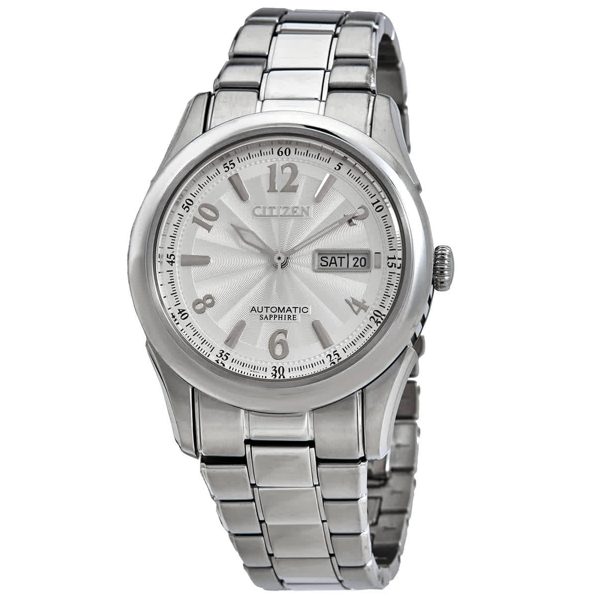 citizen watch men's silver and gold