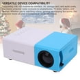 thumbnail image 4 of Mini Proyector, Proyector De Video De 1080p Full HD, Proyectores De Cine En Casa Al Aire Libre Portátiles, Compatibles Con , USB, AV, Teléfono, 4 of 7