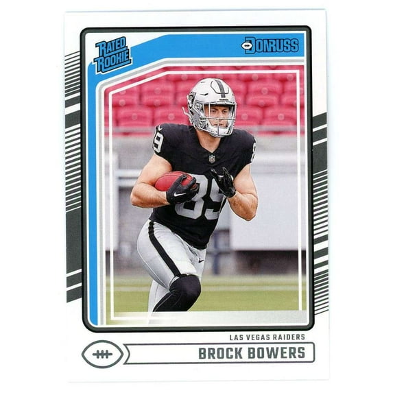 NFL 2024 Panini Donruss Football   Brock Bowers #394 (Rookie)