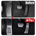 thumbnail image 5 of Pedal de aluminio para coche, acelerador de combustible, cubierta de Pedal de freno para BMW serie 5 y 6, G30, G31, G32, G38, años 2017 a 2022, accesorios, 5 of 5