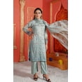 thumbnail image 4 of IshDeena Linen Ready to Wear Pakistani Dresses for Women Shalwar, Kameez with Dupatta - 3 Piece Set Printed/Embroidered, 4 of 6