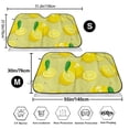 thumbnail image 3 of Kdxio Bright Lemons Print Windshield Sun Shade,UV Rays and Sun Heat Protection,Sunshade for Car Windshield,Car Shade Front Windshield - Medium, 3 of 6
