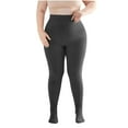thumbnail image 5 of Sakmal Tights Women Cotton Dark Gray Plus Size Pantyhose High Waisted Women's Tight, 5 of 5