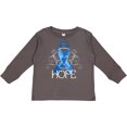 thumbnail image 3 of Inktastic Hope-Colon Cancer Awareness Boys or Girls Long Sleeve Toddler T-Shirt, 3 of 5