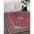 thumbnail image 3 of Ahgly Company Machine Washable Indoor Rectangle Traditional Rosy Pink Area Rugs, 2' x 3', 3 of 7