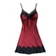 thumbnail image 1 of Camisones cortos de encaje para mujer, lencería, ropa interior, bata, vestido de dormir, camisón para mujer, 1 of 3