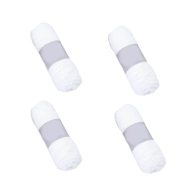 Bewildely Suministros para tejer hilo de punto ropa resistente al desgaste mezcla tamaño compacto DIY Prop hogar interior costura ganchillo Artesanía Blanco Bewildely HA082717-01