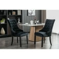 thumbnail image 2 of Porthos Home Dev Tufted Velvet Dining Chairs with Rubberwood Legs (Set of 2), 2 of 7