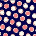 thumbnail image 5 of Chiffon Printed Dot Lane Polka Dot Sheer Fabric by the Yard Dress Top (NAVY/AQUA/IVORY, ByYard), 5 of 6
