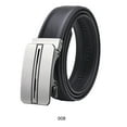 thumbnail image 2 of Guardurnaity Cinturón de negocios con hebilla automática, atemporal, sin hilos sueltos, para hombres, vaqueros, resistente a los arañazos Cinturones ocho 125cm, 2 of 6