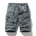 thumbnail image 2 of LYMAYTER‌ ‌‌Retro Cargo Shorts for Men Lightweight Hiking Shorts Summer Casual Sports Outdoor Shorts 29-40, 2 of 10