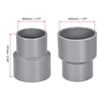 thumbnail image 2 of Unique Bargains PVC DWV Reducing Coupling Schedule 40 Gray 1-1/4-inch x 1-1/2-inch Socket 5Pcs, 2 of 3