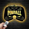 thumbnail image 2 of Handmadetneonsign Personalized Pinball Metal Wall Art LED Light - Custom Pinball Sign Home Decor, 2 of 5