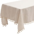 thumbnail image 1 of Mantel decorativo sólido color sólido cubierta de mesa para comedor para comedor, 1 of 5