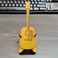 thumbnail image 3 of Wooden Acoustic Guitar Pick Box with Stand Guitarist Musician Wood Engraved Picks Storage Case Guitar Pick Holder, 3 of 7