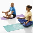 thumbnail image 5 of 1/8" (3mm) Chakra Art Printed Yoga Mat & Basic Pose Guide, Meadow Green, 5 of 7