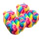 thumbnail image 5 of Zapatilla de osito de peluche para mujer, zapatos cálidos de felpa con dibujos animados (nuevo cromático) Likrtyny juguetes de los niños, 5 of 9